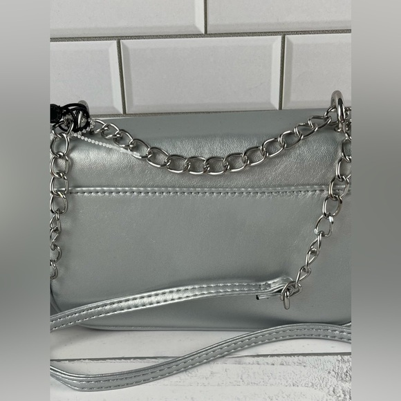 Kendall &Kylie Women Crossbody Bag Silver Star Stud - Picture 10 of 11